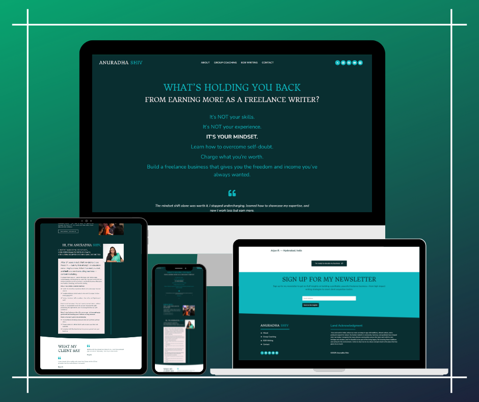 Anuradha Personal Website